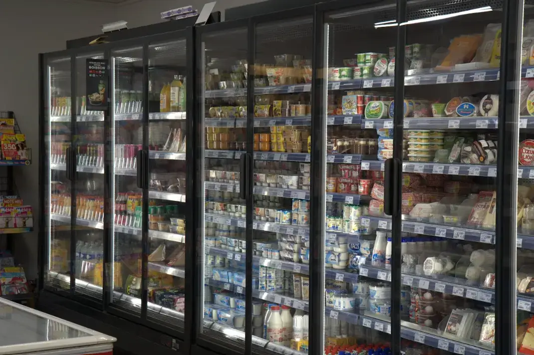 Rayon alimentaire du magasin